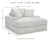 Ashley Furniture 2590315 Stupendous - Oversized Chaise - Alloy
