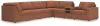 Ashley Furniture 92102S34 Ashley Furniture 92102S34 Modmax - 7-Piece Sectional With Audio System Console - Spice