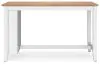 Ashley Furniture D398/13/124(2) Ashley Furniture D398/13/124(2) Gesthaven - 5 Pc. - Rectangular Dining Room Counter Table, 4  Barstools - Natural / White