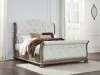 Ashley Furniture B944B5 Ashley Furniture B944B5 Ardenfield - California King Upholstered Sleigh Bed - Light Brown