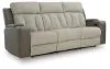 Ashley Furniture PC6320415 WhipLash - Power Reclining Sofa With Adj Headrest - Sisal
