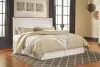 Ashley Furniture B267/31/36/46/58 Willowton - 4 Pc. - Dresser, Mirror, Chest, King Panel Headboard - Whitewash