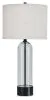 Ashley Furniture L430944 Kerrbrook - Glass Table Lamp - Clear / Black
