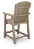 Ashley Furniture PCP228-124 Seacliff Beach - Barstool (Set of 2) - Medium Brown