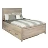Samuel Lawrence Furniture S496-YBR-K11 River Creek - Full Panel Bed with Trundle - River Birch Brown