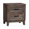 Liberty Furniture 384-BR61 Ridgecrest - 2 Drawer Nightstand - Cobblestone