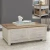 Liberty Furniture 652-OT-O3PCS Farmhouse Reimagined - 3 Piece Table Set - Antique White / Chestnut Tops