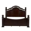 Liberty Furniture 737-BR-KPSDMC Liberty Furniture 737-BR-KPSDMC Messina Estates - 4 Piece Bedroom Set (King Poster Bed, Dresser & Mirror, Chest) - Cognac