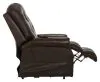 Jackson Furniture Industries 4891-1283/19-3083/19 Jackson Furniture Industries 4891-1283/19-3083/19 Madison - Power Lift Lay Flat Recliner With Heat & Massage (Italian Leather) - Walnut