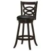CoasterEssence 101930 Calecita - Wood Swivel Bar Stool (Set of 2) - Cappuccino