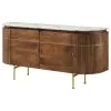 CoasterElevations 105145 Ortega - 4 Door Marble Top Sideboard Buffet Cabinet - Natural
