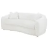 CoasterElevations 509871 Isabella - Faux Sheepskin Upholstered Sofa Natural - Ivory
