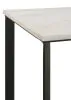 Coaster Fine Furniture 707697 Tobin - Square Marble Top End Table - White And Black