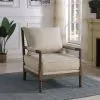 CoasterElevations 905362 Blanchett - Upholstered Bobbin Accent Chair - Beige And Natural