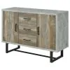 CoasterEssence 953565 Abelardo - 3-Drawer Engineered Wood Cabinet - Weathered Oak