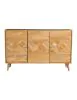 CoasterEssence 953460 Alyssum - 3-Door Mango Wood Accent Cabinet - Natural