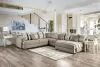 Furniture of America SM5182-SECT Angelia - Sectional - Light Gray