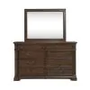 Liberty Furniture 512-BR-DM Arden Road - Dresser & Mirror - Satin Cherry