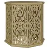Coaster Fine Furniture 931148 Torres - Octagonal Solid Mango Wood Side Table - Natural Brown