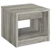 Coaster Fine Furniture 707728-S2 Felix - 2 Piece Coffee And End Table Set - Gray Driftwood