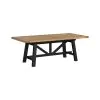Intercon HD-TA-40104-RWR-C Hendricks - Trestle Table - Rustic Wheat / Raven