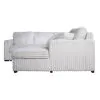 New Classic 23-U1899-3NS Bliss - Sectional Sleeper - Mist Gray