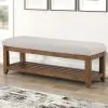 Liberty Furniture 936-BR47 Shaker Lakes - Bed Bench - Harvest Brown