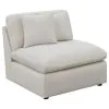 CoasterElevations 551451 Hobson - Upholstered Armless Chair - Ivory