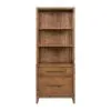 Liberty Furniture 936-HO-LFBK Shaker Lakes - Lateral File Bookcase - Harvest Brown