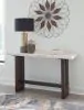 Ashley Furniture T779-4 Burkhaus - Sofa Table - White / Dark Brown