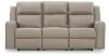 Ashley Furniture 6330789 Lavenhorne - Rec Sofa W/Drop Down Table - Pebble