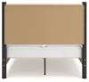 Ashley Furniture B2616B3 Ashley Furniture B2616B3 Cadmori - Full Upholstered Panel Bed - Black / White