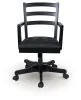 Ashley Furniture H664-01A Wildenauer - Home Office Swivel Desk Chair - Brown / Black
