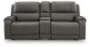 Ashley Furniture PCU12600S2 Ashley Furniture PCU12600S2 5Z - Pittson - 3-Piece Power Reclining Sectional Loveseat With Storage Console - Anchor