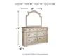 Ashley Furniture B743B1 Ashley Furniture B743B1 Realyn - Dresser, Mirror - 7-drawer - Two-tone
