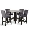 New Classic D400-12 Celeste - Round Counter Table - Espresso