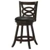 CoasterEssence 101929 Calecita - Wood Swivel Counter Stool (Set of 2) - Cappuccino