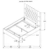 CoasterEssence 300007F Chloe - Upholstered Full Panel Bed - Oatmeal