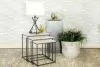 CoasterElevations 936016 Medora - 3 Piece Marble Top Nesting Table Set - White