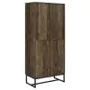 CoasterEveryday 959640 Carolyn - 2 Door Engineered Wood Accent Cabinet - Rustic Oak