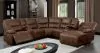 Furniture of America CM6229BR-SECT Chantelle - Power Sectional - Brown