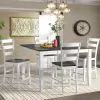 Intercon KA-BS-669W-GWH-K24 Kona - Ladder Stool - Gray / White