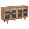 Coaster Fine Furniture 108545NAT Middleton - 4-Door Sideboard Server With Dual Drawers - Natural