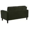 Coaster Fine Furniture 511215 Ruth - Fabric Upholstered Track Arm Loveseat - Matcha Green