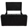 Coaster Fine Furniture 315945KE Centergrove - Upholstered Eastern King Wingback TV Bed - Black