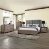 New Classic 00-B3412-26N New Classic 00-B3412-26N Harrisburg - 6/0 Western King 6 Piece Bedroom Set (Bed, Dresser, Mirror, Chest, 2 Nightstands) - Walnut