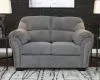 Benchcraft® 2810535 Allmaxx - Loveseat - Pewter
