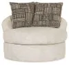 Ashley Furniture 9510444 Soletren - Swivel Accent Chair - Stone