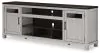 Ashley Furniture W796-68 Darborn - XL TV Stand W/Fireplace Option - Gray / Brown