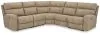 Ashley Furniture 61004S6 Next-Gen Durapella - 5-Piece Power Reclining Sectional - Sand